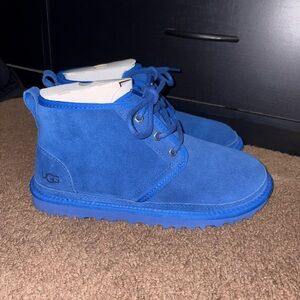 UGG Vibrant Blue Ankle Boots Size 8 Mens/10 Womens